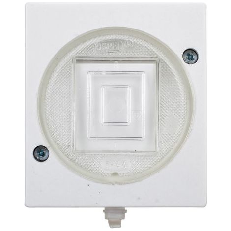 Lambda Einzel-Hermetikschalter IP44 weiß ŁNH-1L/00 (1/2)