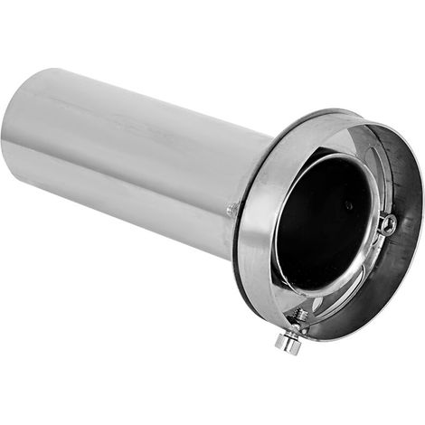 Jeffergarden Silencieux d'échappement à tête ronde amovible et réglable pour voiture (3,5 pouces) (1/5)