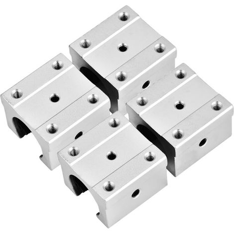 4 Stück SBR16UU 16 mm Aluminium-Bewegungsmelder für CNC-Bediener (1/5)