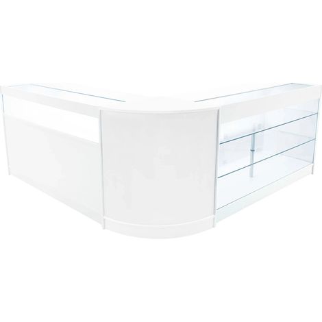 Triton LED Shop Counter Set K1500, B1500 & CM60 - White