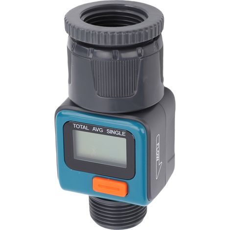 Débitmètre numérique 3/4 pouce, 4 modes de mesure, affichage gallons/litres, compteur de carburant à commutation (1/5)