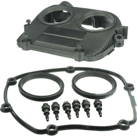 Cache de distribution compatible avec Audi A4/Q5/A6 (1.8/2.0 TFSI) - Réf. 06K103269F / 06K103483 (1/3)