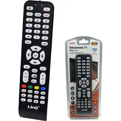 Linq - Telecomando Sp-5722 Compatibile Per Tv Sharp Led Lcd Hdtv 3dtv Funzioni Originale -