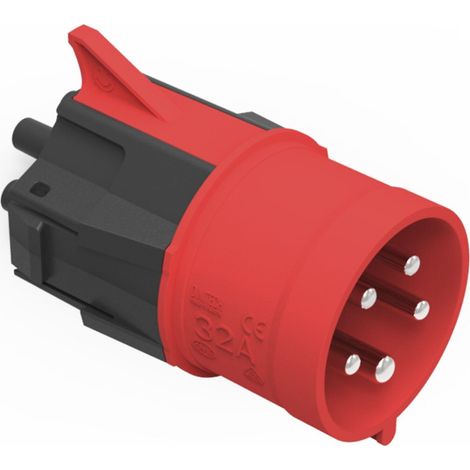 NRGkick Adaptador de Enchufe Rojo 32A Potencia 22kW
