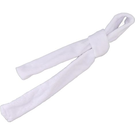 Praktisches Lockenstirnband, DIY-kreative lange Kopftücher, rutschfestes Haarband, weiß (1/5)