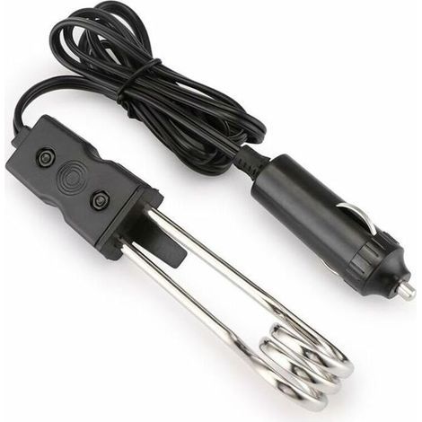 Chauffe-eau de Voiture, Chauffe-eau de Voiture 12V Chauffe-eau à Café Liquide à Immersion électrique Automatique, Noir (1/5)
