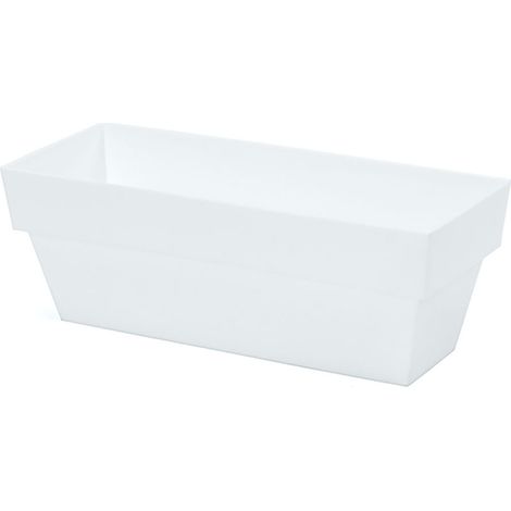 Fioriera PLASTIKEN Limited 12x30 cm Bianca (1/2)