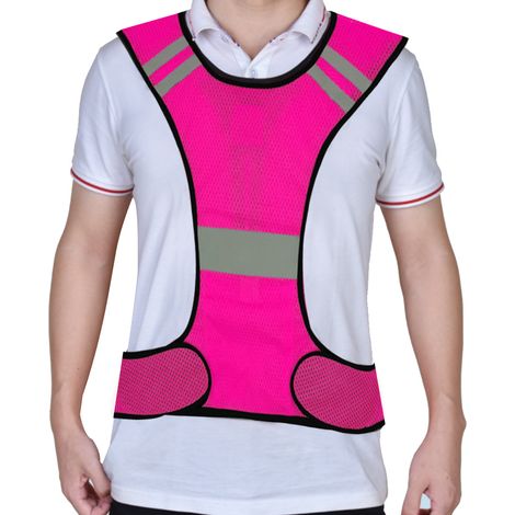 Gilet de sécurité réfléchissant pour la course à pied, pour hommes et femmes, idéal pour la marche nocturne. (1/5)