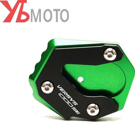 (Vert) Compatible avec Kawasaki VERSYS 1000 SE Versys 1000SE 2019-2021 2022 2023 - Extension de béquille latérale pour moto - MaxPower