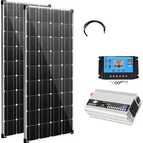Pannello solare, telaio in alluminio resistente, alta efficienza, 300W 220V 1000W (1/2)