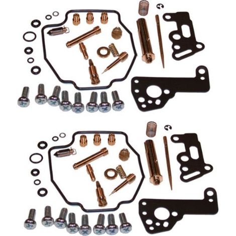 Kit réparation carburateur complet YAMAHA XV 535 S VIRAGO de 1994 à 1997 - KEYSTER KY-0542F + KY-0542R - Pour 2 carburateurs