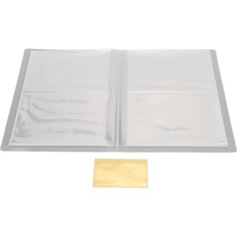 Album de stickers transparent grande capacité, avec étiquettes, pour ranger autocollants d'ongles, photos et décos. (1/5)