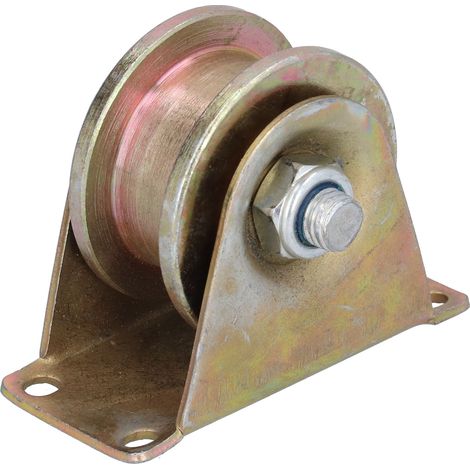 Rail de guidage robuste pour câbles métalliques, à gorge en H de 60 mm, avec support de 2,5 mm pour équipements de levage (1/5)