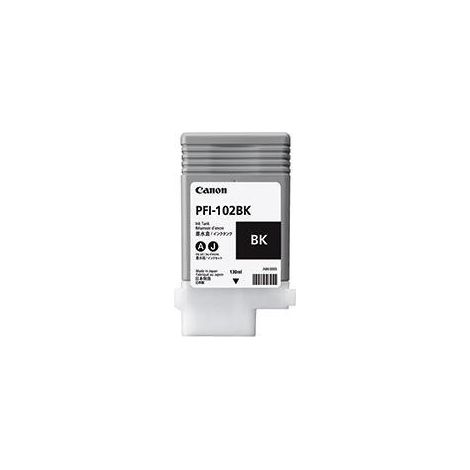 Tintenpatrone Originalzubehör PFI-102BK ca. 740 Seiten schwarz 130ml (1/3)