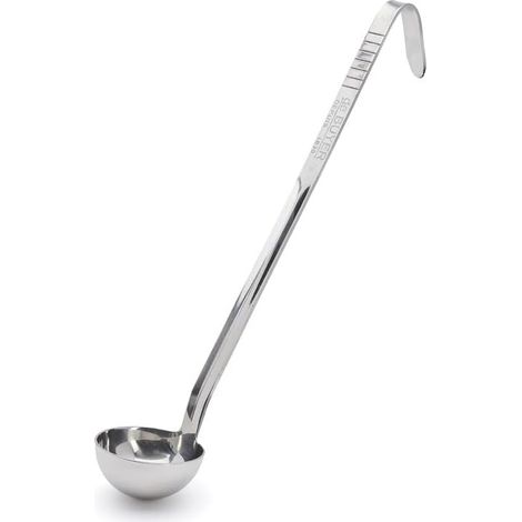 Louche Inox Professionnelle - 1 Pièce - Acier Inoxydable - Manche Ergonomique - Cuisine Pro et Maison - Diamètre 6 cm (1/4)