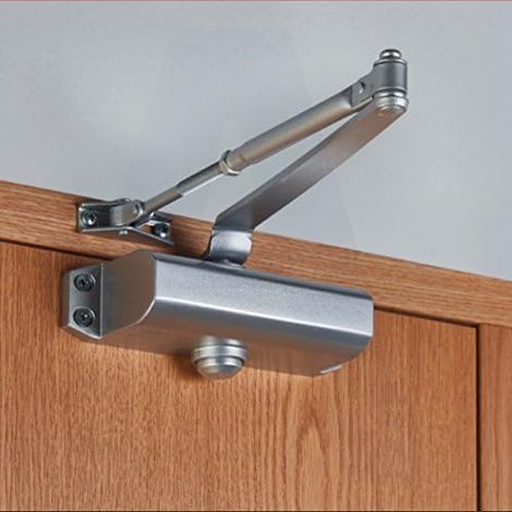 Automatic Hydraulic Door Closer, Adjustable Metal Door Control Up to 45kg, Ideal for Home, Shop, Office, Manual Available (1/3)