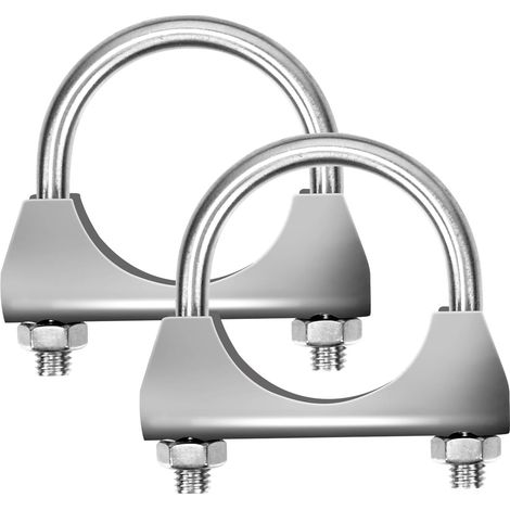 acier inoxydable échappement u clip 45mm (1-3/4 ") silencieux échappement clip u Bolt clip Design avec bride de selle de tuyau d'échappement (1/5)