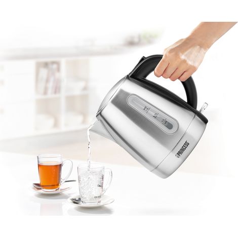 Wasserkocher 1l 2200w schwarz/edelstahl - Princess - 236023-01-001 (1/5)