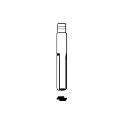 SILCA HU43CH CHIAVE INSERTO P/RADIOC IRFH (OPEL) Q.TA 2