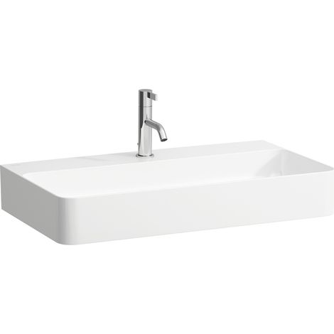 Lavabo LAUFEN VAL, encastrado, 1 agujero para grifo, sin
