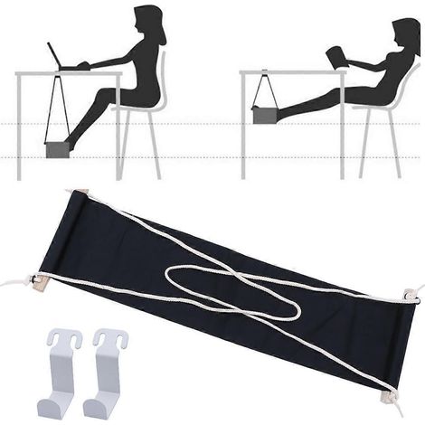 Ce lot de 2 repose-pieds de bureau réglables présente un design simple, idéal pour les personnes qui restent assises de longues heures. Leurs dimensions (119 x 21 x 2,5 cm) permettent un confort optim (1/5)