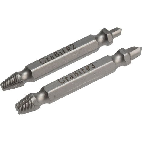 BOA Grabit® Screw and Bolt Remover Set – 2-Piece Heavy-Duty Tool for Extracting Stripped or Damaged Fasteners