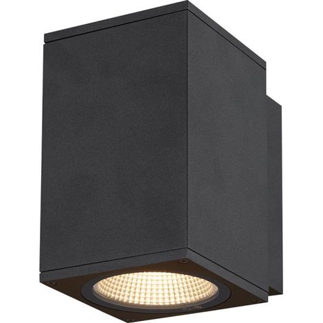 Applique extérieure ENOLA carré M gris LED 10W 3000K/4000K IP65 - SLV - 1003417