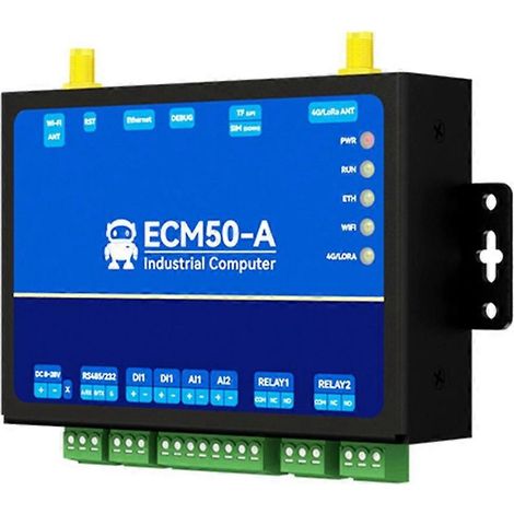 ESP32-S3 Industrial commande Computer Programmable Industrial Computer Python ECM50 2D1 2AI 2DO IO Ports Modbus Gateway (1/5)