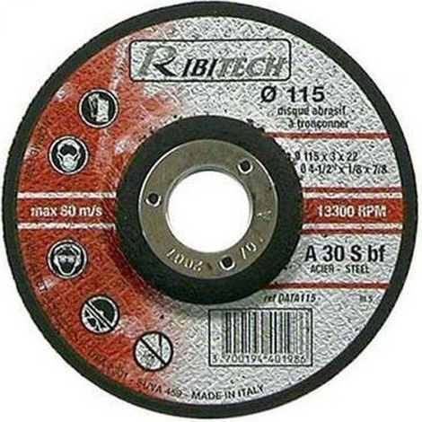 Disque Abrasif 115 mm - Tronçonnage Acier - 115x3,2x22,2 mm - Performance et Précision - D-Work