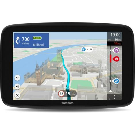 TomTom 1YD7.002.31 Navigationssystem Fixed 17,8 cm (7") Touchscreen 400 g Schwarz (1/4)