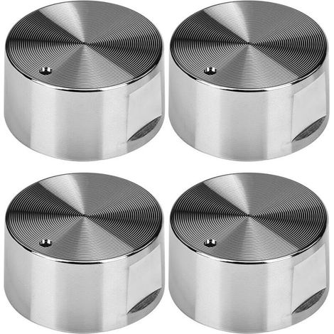 SABIR 4 Pièces Bouton Gaziniere Universel En Métal 6Mm Pour Four, Cuisinière Et Plaques Chauffante (1/4)