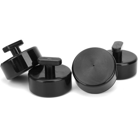 4 patins de levage en caoutchouc noir pour cric auto, accessoire compatible Corvette C5 C6, 4 pièces. (1/5)