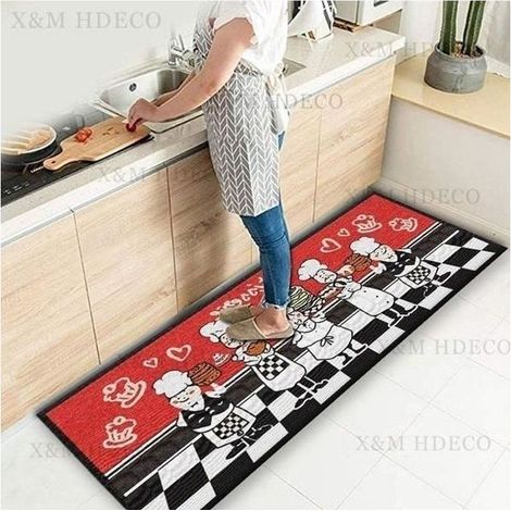 Tapis de Cusine Passage Antidérapant Cuisine 50x120cm