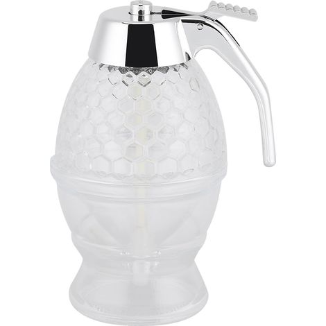 Pot à miel vintage 200ml anti-goutte distributeur de sirop (1/5)