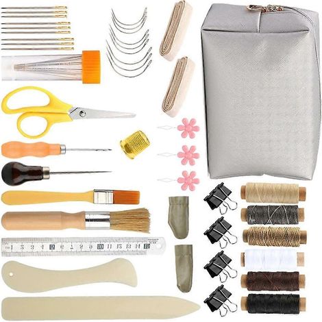Outils de couture du cuir pour le bricolage du cuir, kit de couture du cuir (1/5)