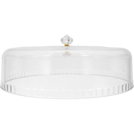 Cloche À Gâteau Transparente 11.02 Pouces en Plastique Alimentaire Couvercle Polyvalent pour Présentation De Pâtisseries Protection Fraîcheur Et Anti-Poussière pour Buffet Et Événements (1/5)