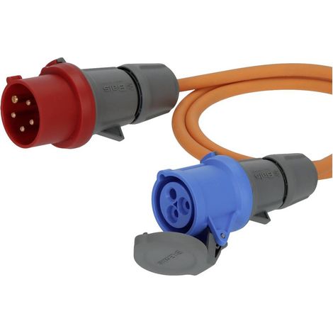 Câble adaptateur de camping Brennenstuhl/adaptateur CEE avec prise et fiche CEE 400 V/16 A - 1132970025 (1/2)