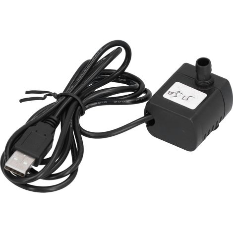 Pompe submersible USB 5V pour fontaine d'intérieur, aquarium et brumisateur de plantes (1/5)