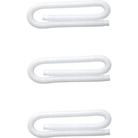 Lot de 3 tuyaux de rechange pour pompe de piscine de 3,2 cm de diamètre 150 cm de long (1/3)