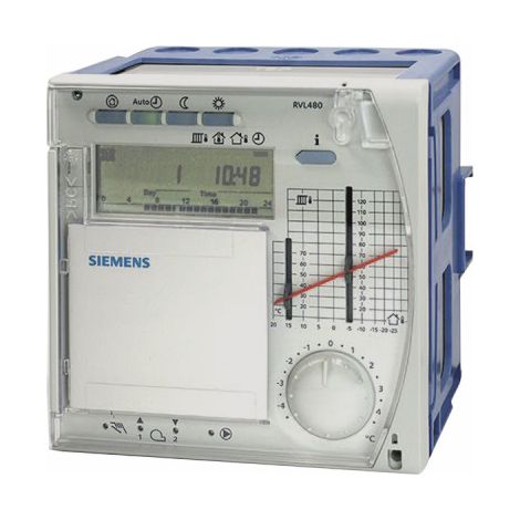 Régulateur de chauffage pour chaudière, groupe de chauffage, production d'eau chaude sanitaire (ECS), analogique/numérique