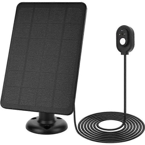 KLVGTIFS PU - Panneau solaire compatible avec la station de charge pour caméra de sécurité Arlo Pro 4/Ultra 2/Pro 3/Ultra/Pro 5S - Multicolore (1/5)