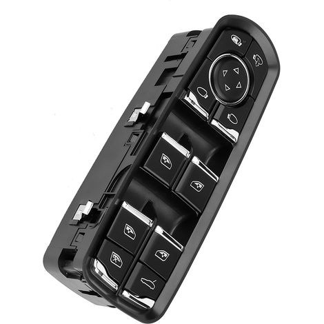 Interrupteur de vitre électrique Power Master pour Porsche Cayenne 2011-2016, commande de lève-glace, pièce auto compatible, mécanisme de fenêtre, remplacement direct, qualité OEM (1/5)