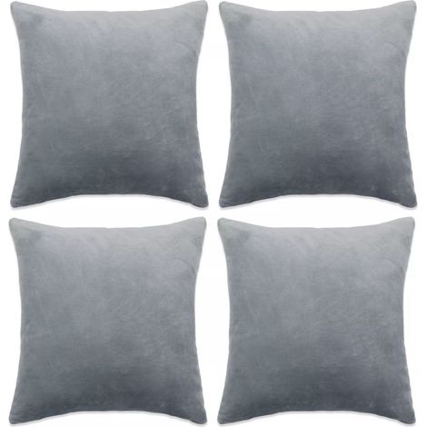 Ahlsen Funda de almohada de estilo nórdico, funda de almohada de terciopelo de 4 piezas (4040 cm) (1/5)