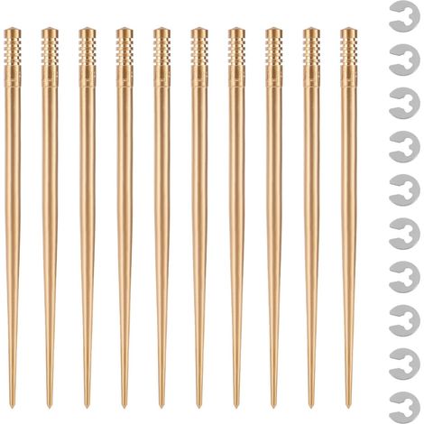 10 agujas de carburador, agujas de cobre con clips, kit para agujas de pulverización PW-K21-34, PE24-30 (1/5)