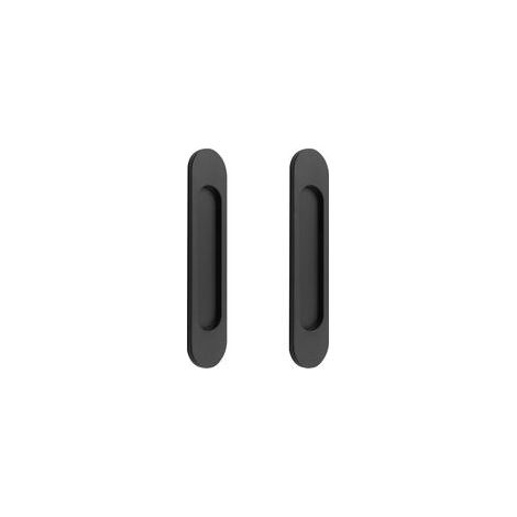 Poignées de porte coulissante ovales auto-adhésives, poignée sans perforation pour porte de grange coulissante, fenêtres(2pcs)