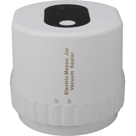 Scelleuse sous vide électrique pour bocaux Mason, rechargeable, automatique et sans fil, blanche (1/5)