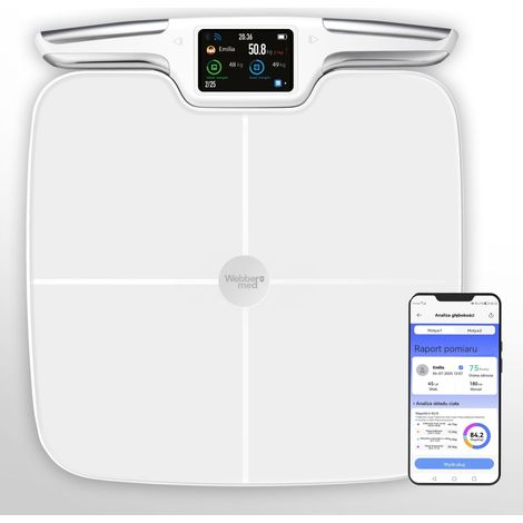 Bilancia analitica da bagno 57 parametri Apple Health, Google Fit, WIFI