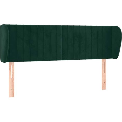 Maison Exclusive - Cabecero de terciopelo verde oscuro 147x23x78/ (1/5)