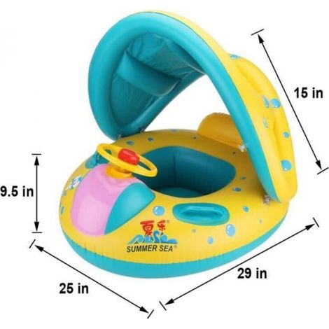 Bouée de bébé - - - De 3 mois à 36 mois - Multicolore - Jaune (1/4)