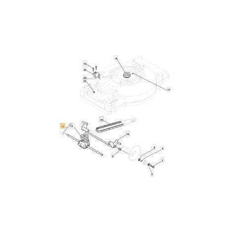 GR.TRAZIONE FR. MULTICLIP ALLUMINIO 53 ORIGINALE STIGA - 181003089/0